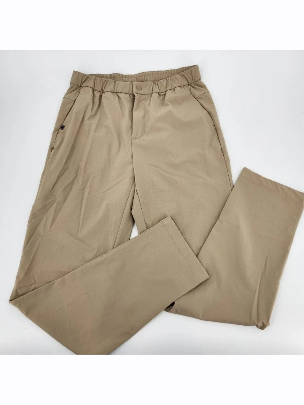 Figs Mens Technical Utility Pro Scrub Pants Mens Size Medium Khaki Scrubs Tan